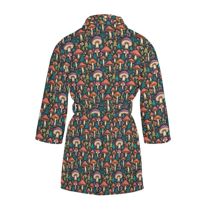 Shroomy Women's Short Bathrobe - DeRose Seasonal