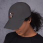 Skull and Rose Adjustable Baseball Hat - DeathDrip Branding - DeRose Seasonal