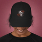 Skull and Rose Adjustable Baseball Hat - DeathDrip Branding - DeRose Seasonal