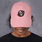 Skull and Rose Adjustable Baseball Hat - DeathDrip Branding - DeRose Seasonal