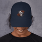 Skull and Rose Adjustable Baseball Hat - DeathDrip Branding - DeRose Seasonal