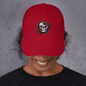 Skull and Rose Adjustable Baseball Hat - DeathDrip Branding - DeRose Seasonal