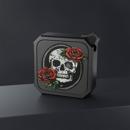 Skull and Rose Outdoor Square Bluetooth Speaker - DeathDrip Branding - DeRose Seasonal