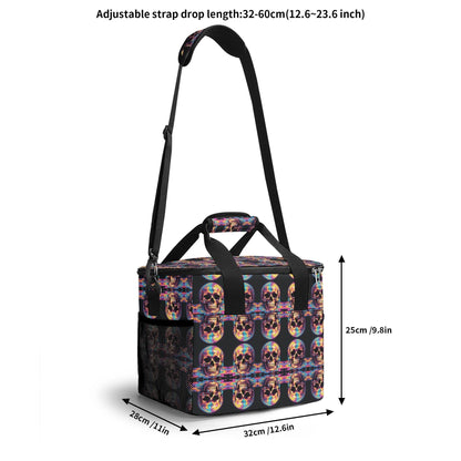Skull Trip Insulated Leakproof Cooler Bag Lunch Box - DeRose Seasonal