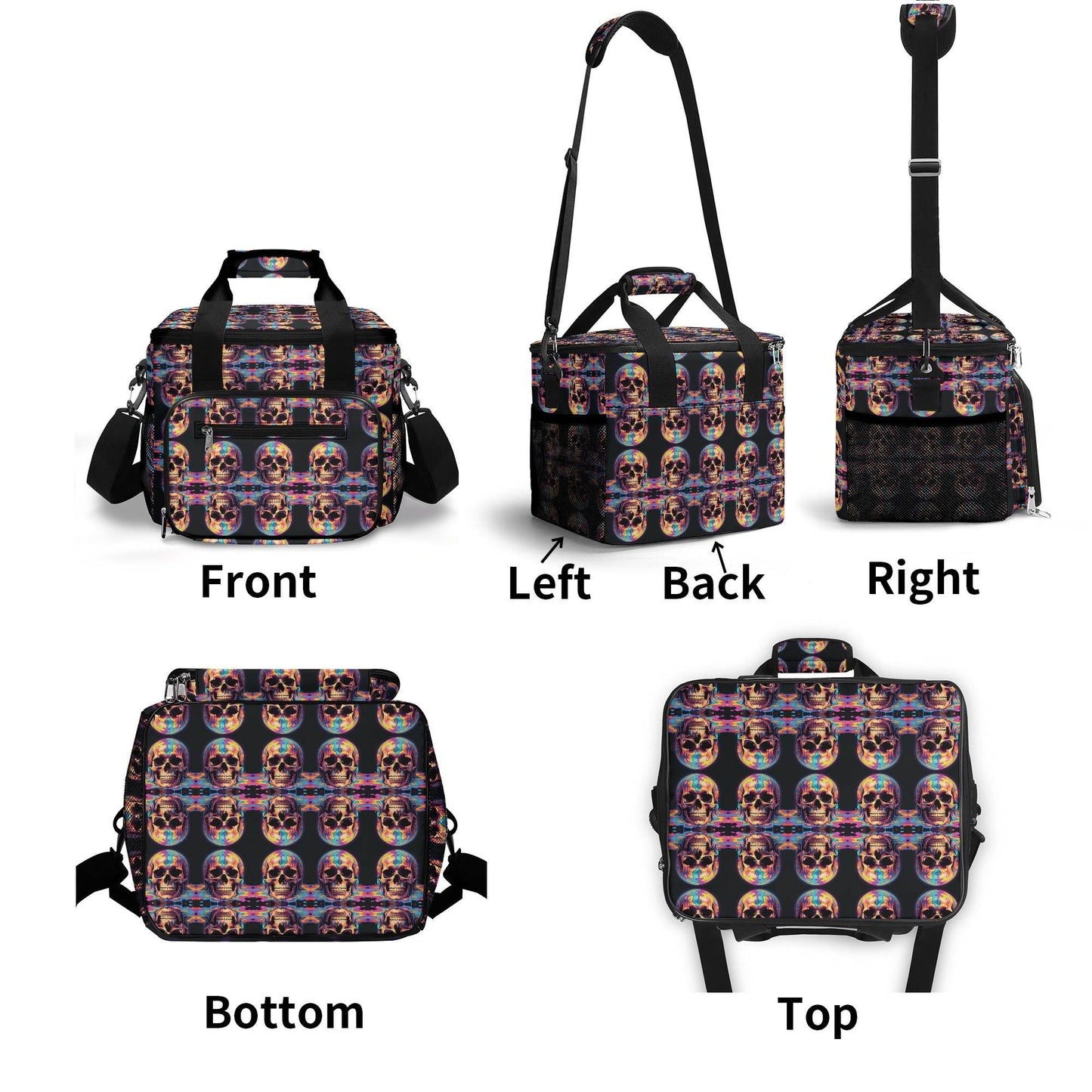 Skull Trip Insulated Leakproof Cooler Bag Lunch Box - DeRose Seasonal