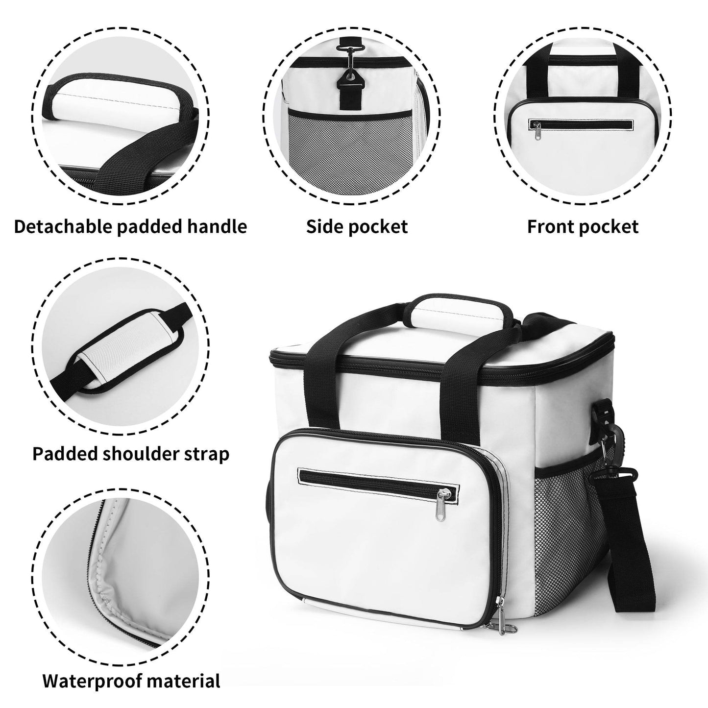 Skull Trip Insulated Leakproof Cooler Bag Lunch Box - DeRose Seasonal