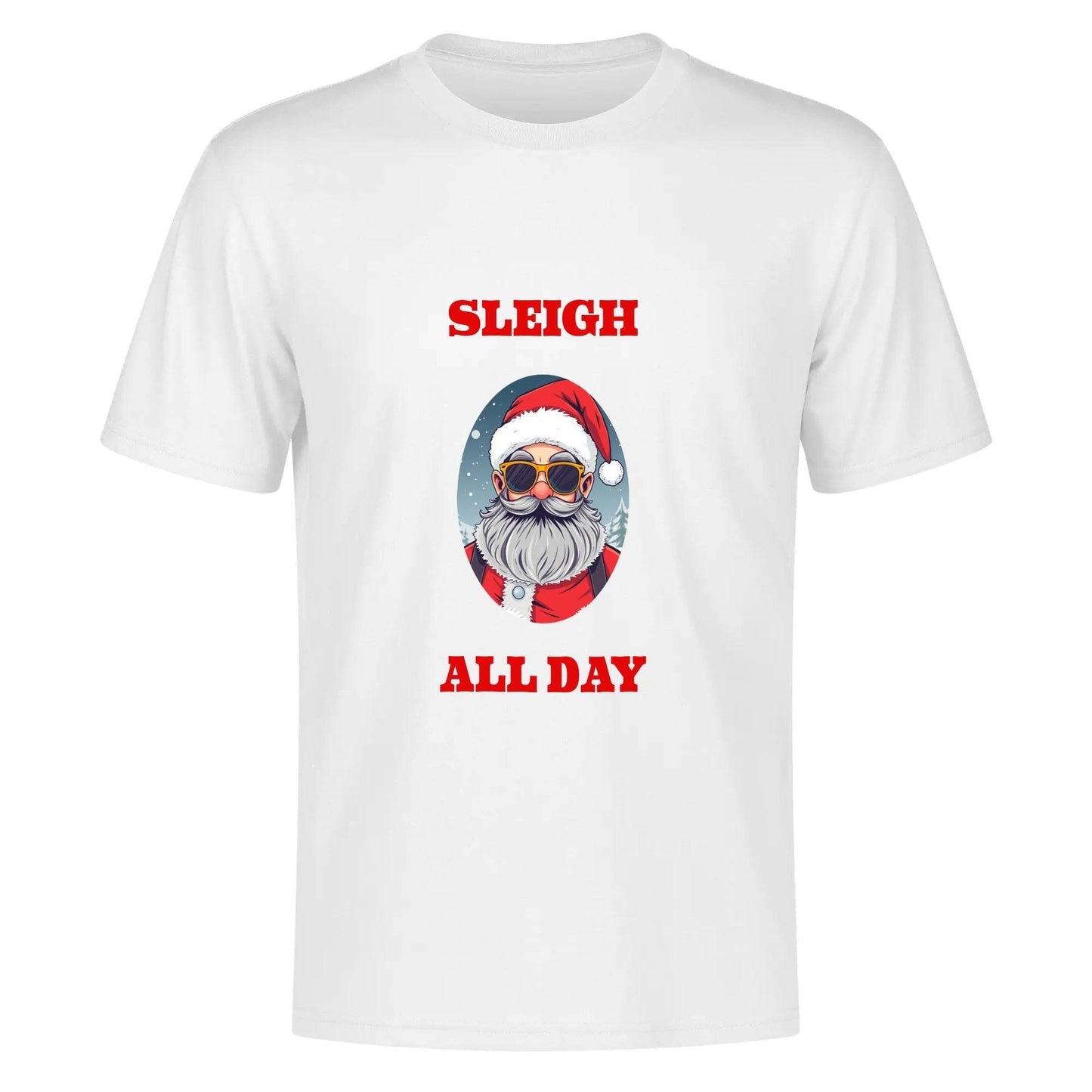 Sleigh All Day Men's Cotton T-Shirt - DeRose Seasonal