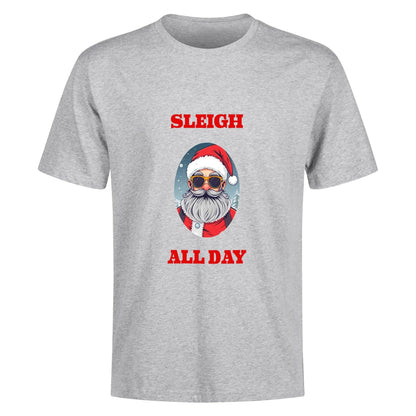 Sleigh All Day Men's Cotton T-Shirt - DeRose Seasonal