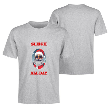 Sleigh All Day Men's Cotton T-Shirt - DeRose Seasonal