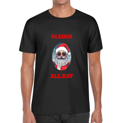 Sleigh All Day Men's Cotton T-Shirt - DeRose Seasonal