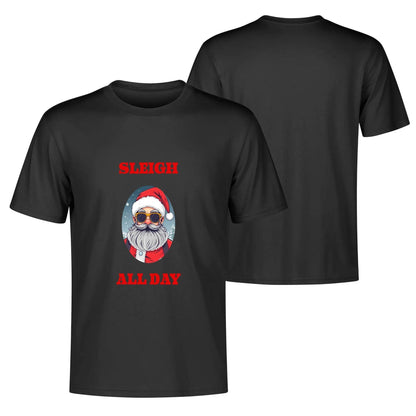 Sleigh All Day Men's Cotton T-Shirt - DeRose Seasonal