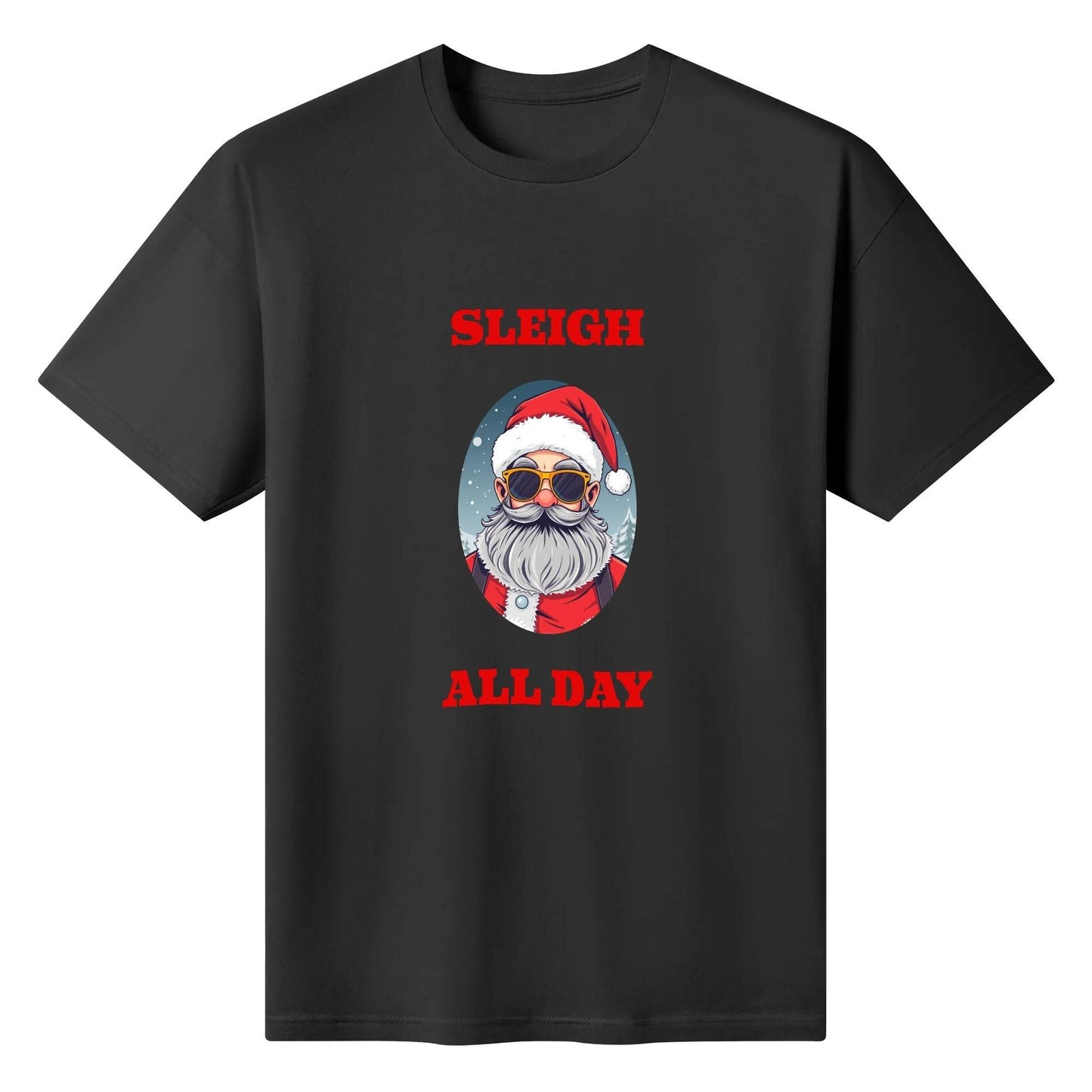 Sleigh All Day Women's Cotton T-Shirt - DeRose Seasonal