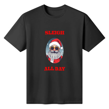 Sleigh All Day Women's Cotton T-Shirt - DeRose Seasonal