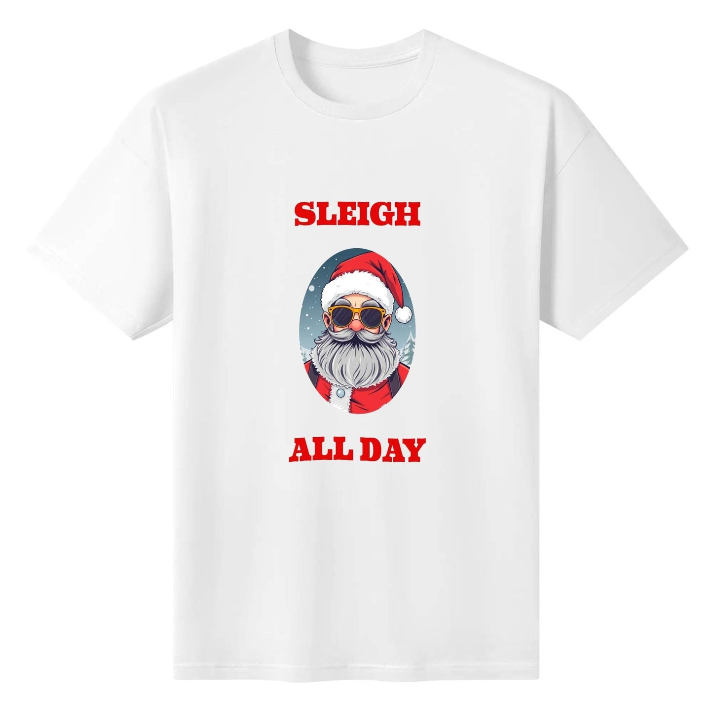 Sleigh All Day Women's Cotton T-Shirt - DeRose Seasonal