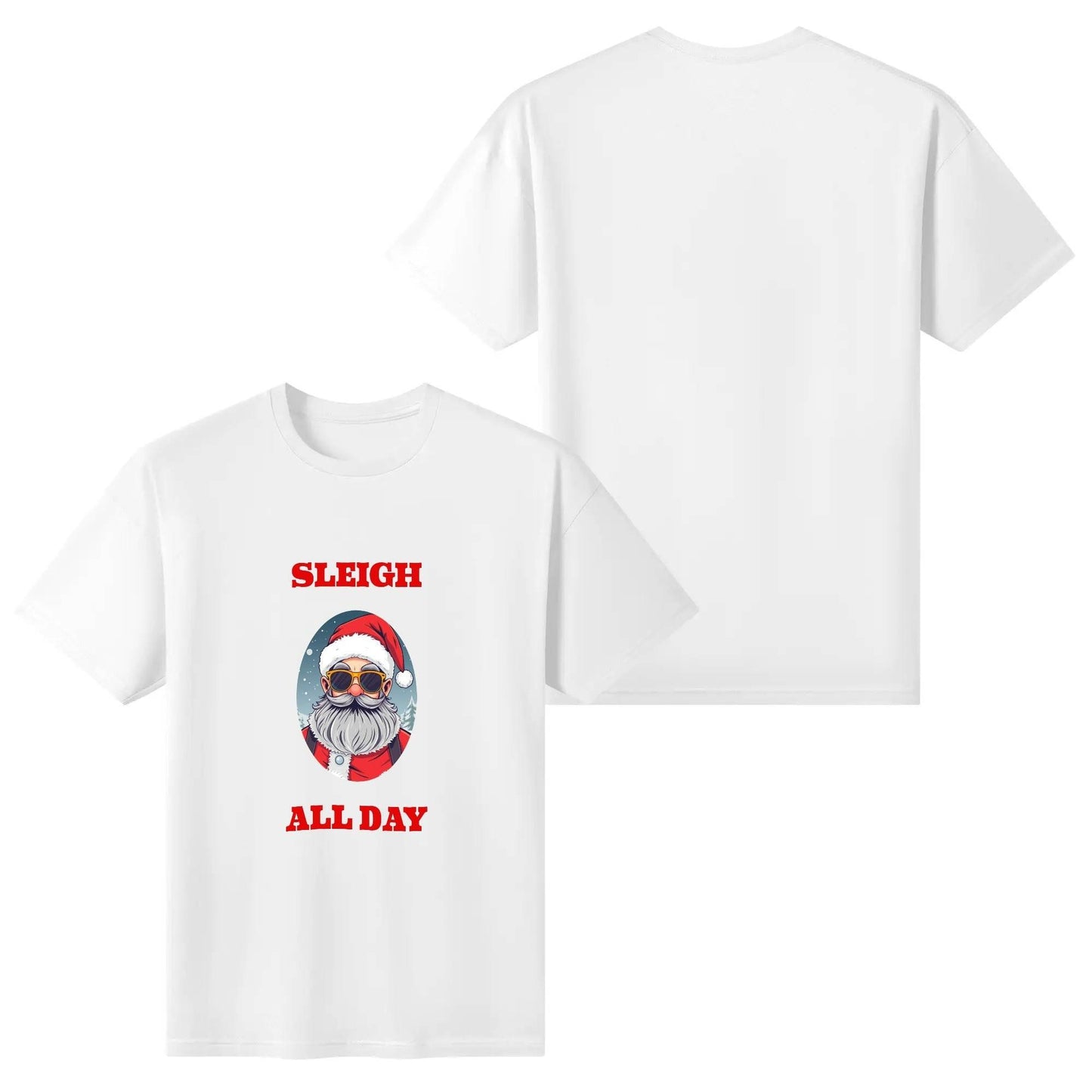 Sleigh All Day Women's Cotton T-Shirt - DeRose Seasonal