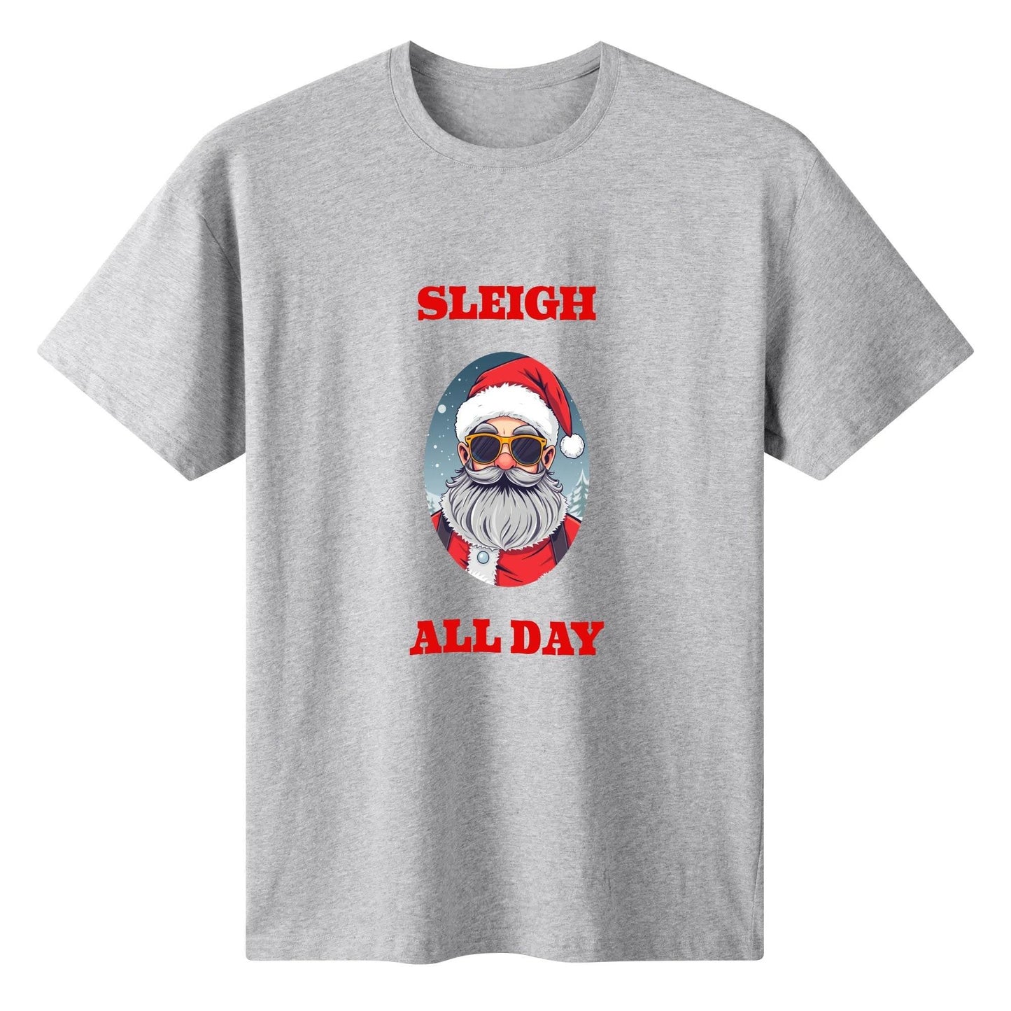 Sleigh All Day Women's Cotton T-Shirt - DeRose Seasonal