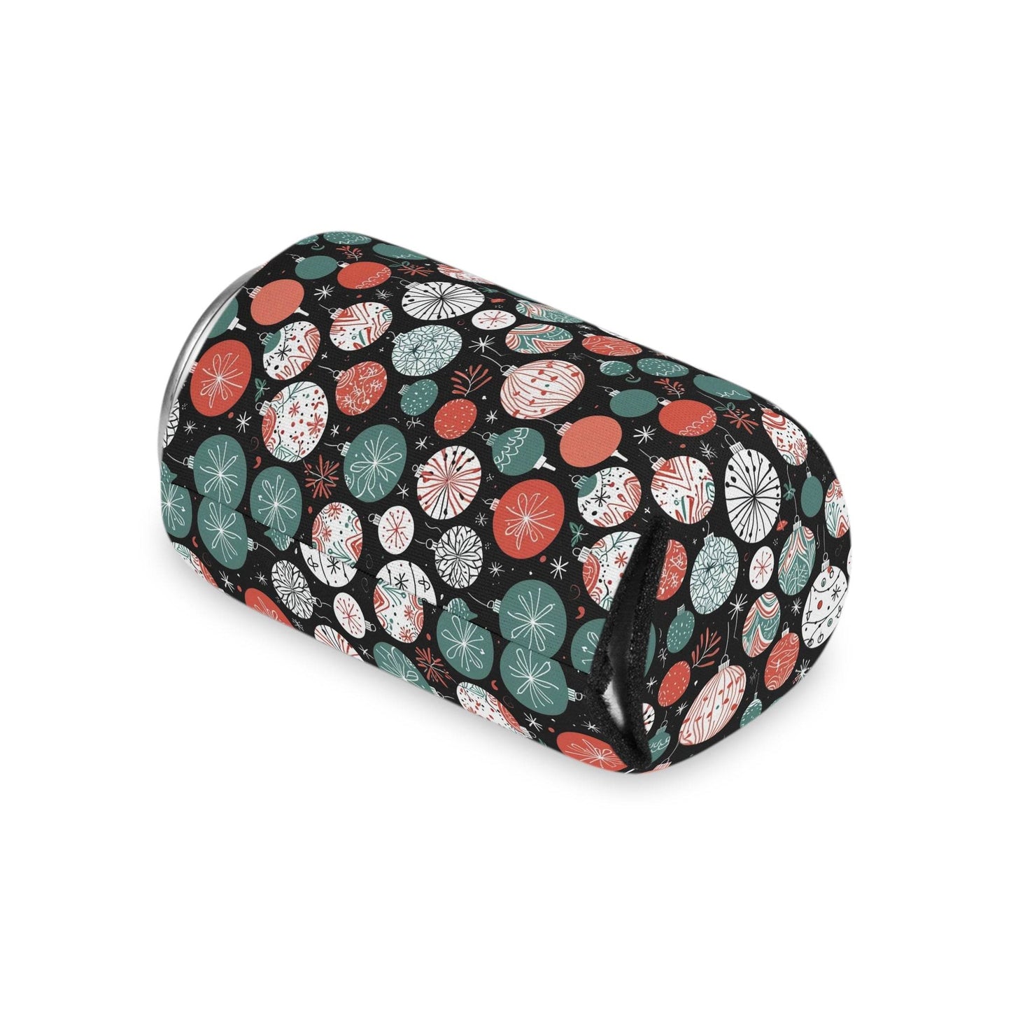 Colorful Ornaments Can Cooler BOGO 50% Off - DeRose Seasonal