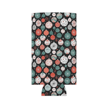 Colorful Ornaments Can Cooler BOGO 50% Off - DeRose Seasonal