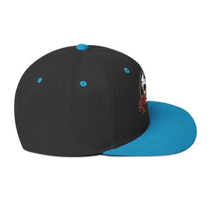Snapback Skull and Rose Hat - DeathDrip Branding - DeRose Seasonal