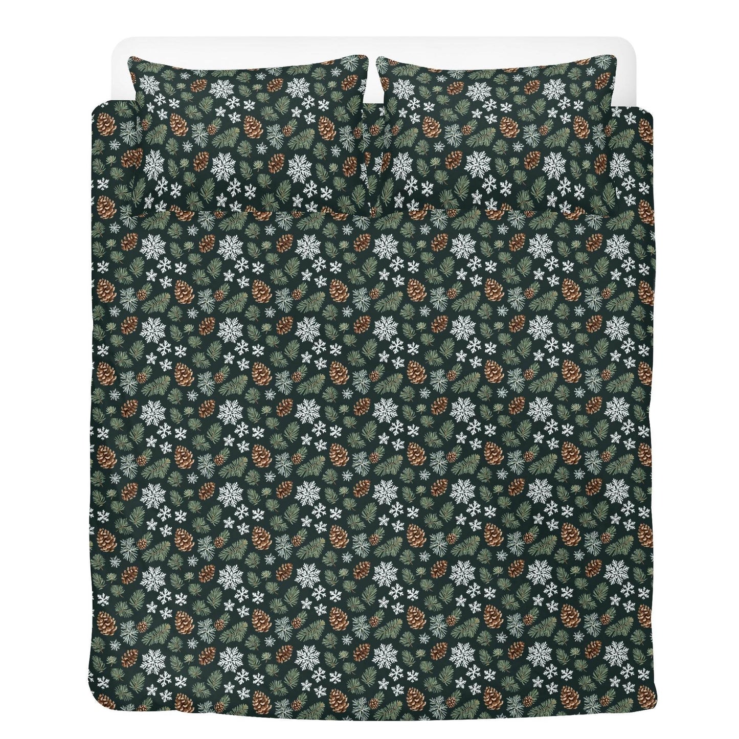 Snowflake Pine 3 Pcs Beddings - DeRose Seasonal