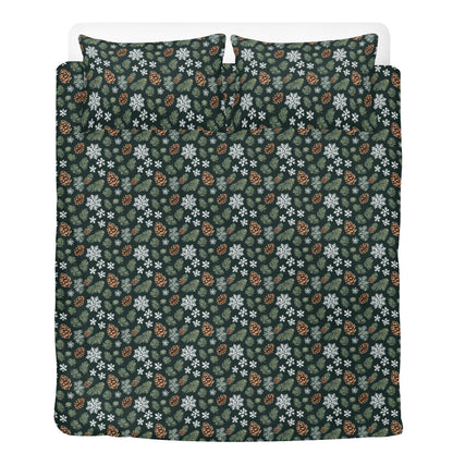 Snowflake Pine 3 Pcs Beddings - DeRose Seasonal