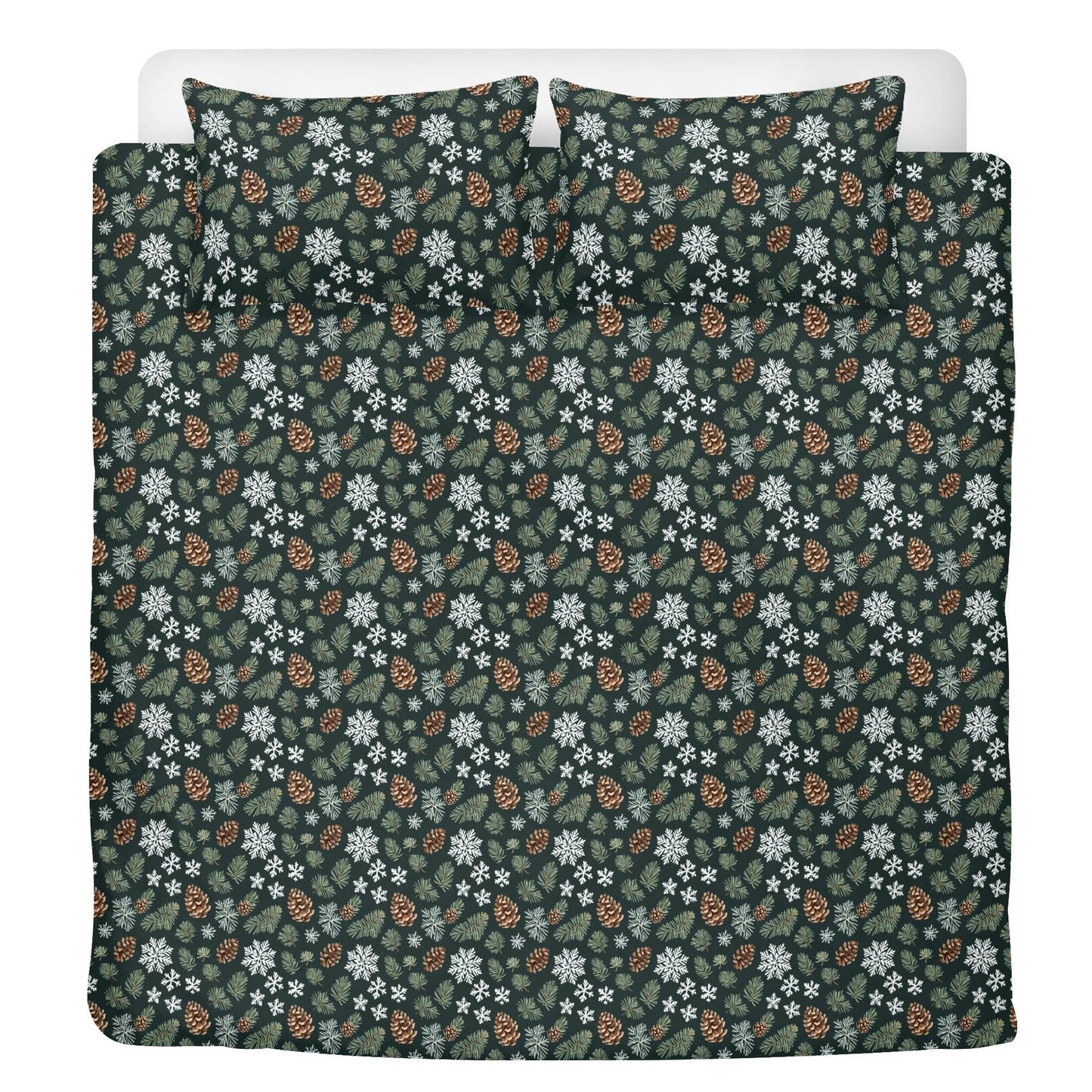 Snowflake Pine 3 Pcs Beddings - DeRose Seasonal