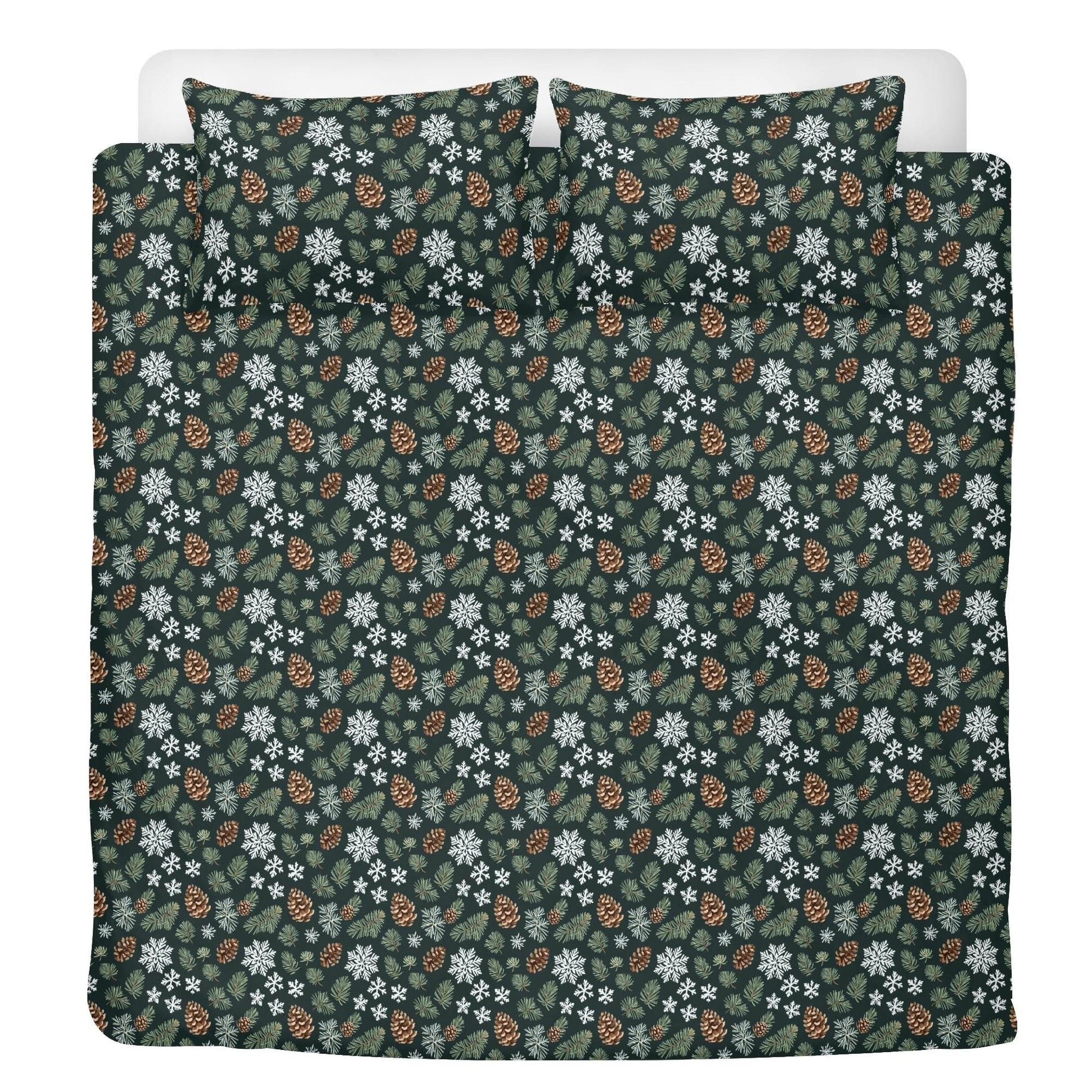 Snowflake Pine 3 Pcs Beddings - DeRose Seasonal