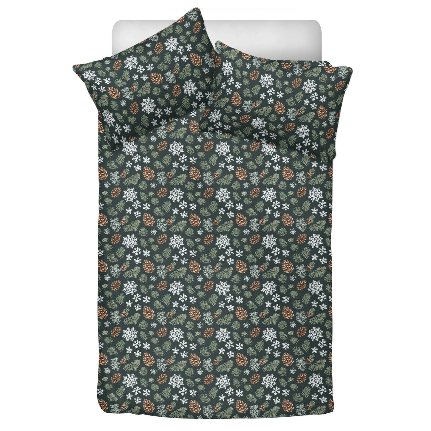 Snowflake Pine 3 Pcs Beddings - DeRose Seasonal