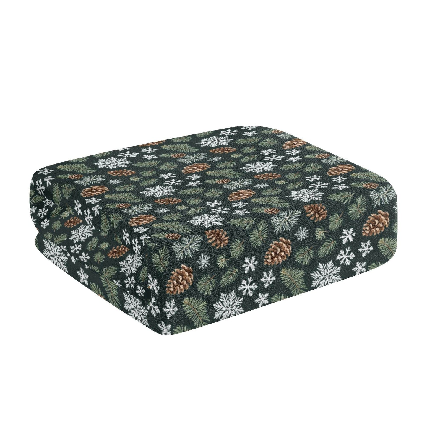 Snowflake Pine Bath Towel - DeRose Seasonal