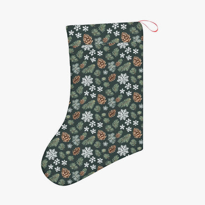Snowflake Pine Christmas Santa Stockings - BUY ONE GET ONE FREE -BOGO - DeRose Seasonal