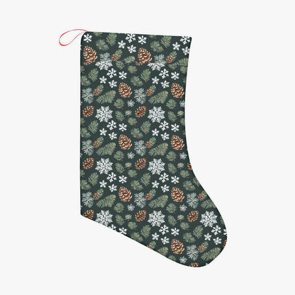 Snowflake Pine Christmas Santa Stockings - BUY ONE GET ONE FREE -BOGO - DeRose Seasonal