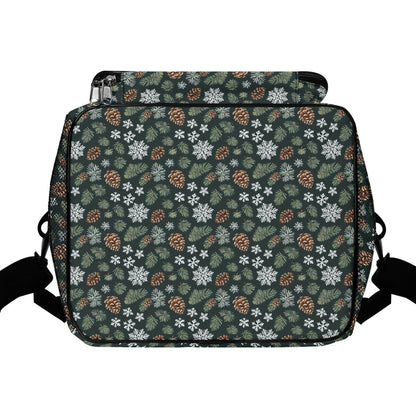 Snowflake Pine Insulated Leakproof Cooler Bag Lunch Box - DeRose Seasonal