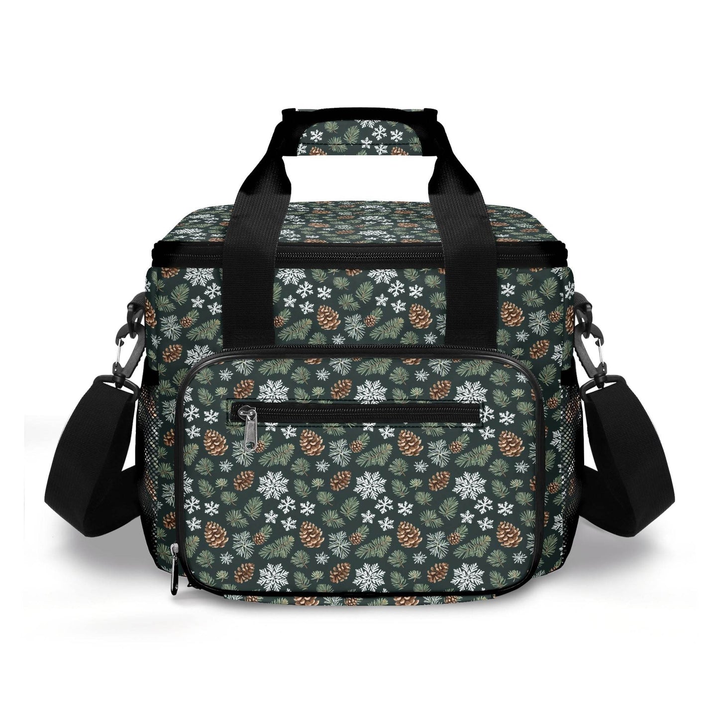 Snowflake Pine Insulated Leakproof Cooler Bag Lunch Box - DeRose Seasonal