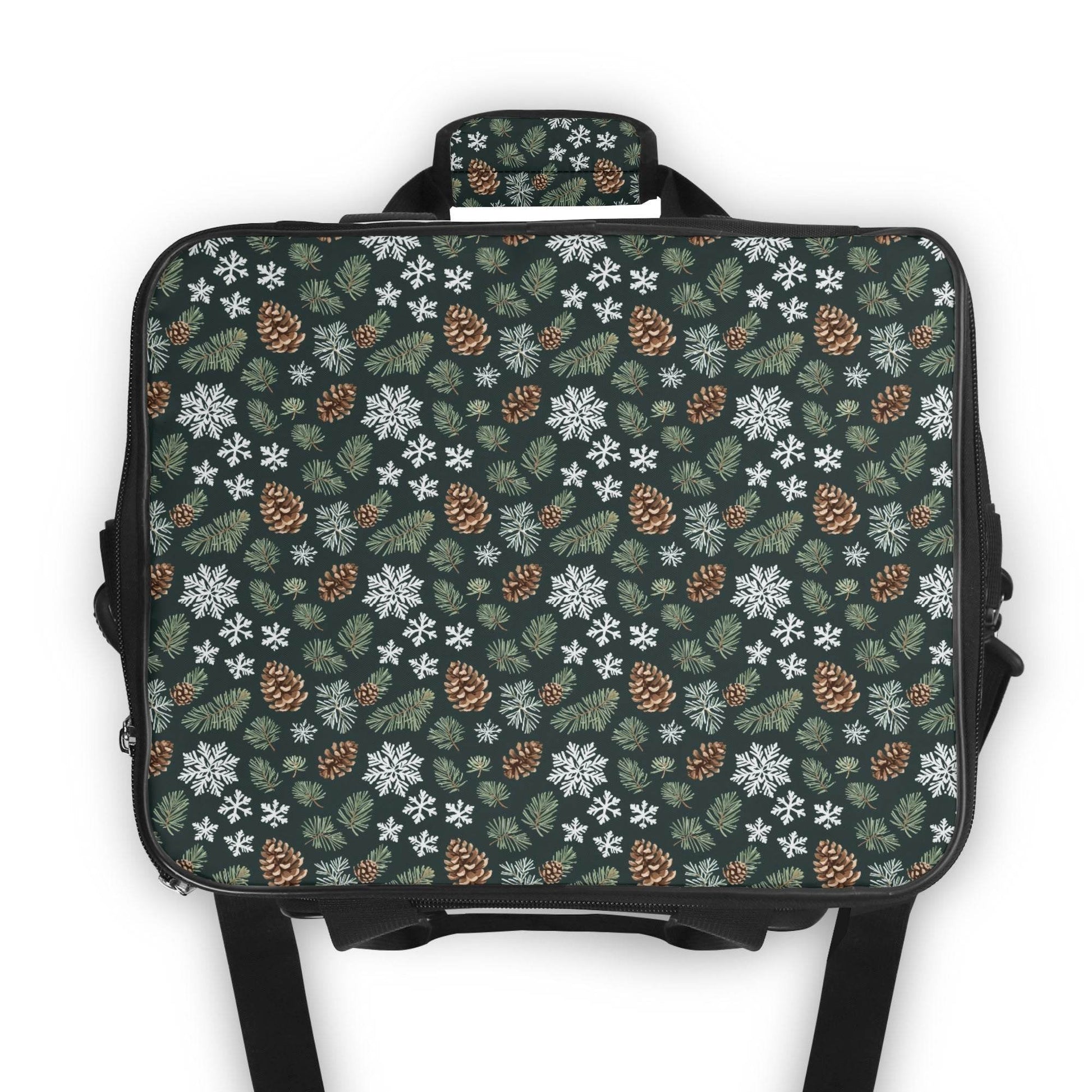 Snowflake Pine Insulated Leakproof Cooler Bag Lunch Box - DeRose Seasonal