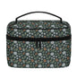 Snowflake Pine Leather Cosmetic Bag - DeRose Seasonal