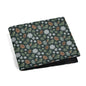 Snowflake Pine Men's Minimalist Leather Folded Wallet - DeRose Seasonal