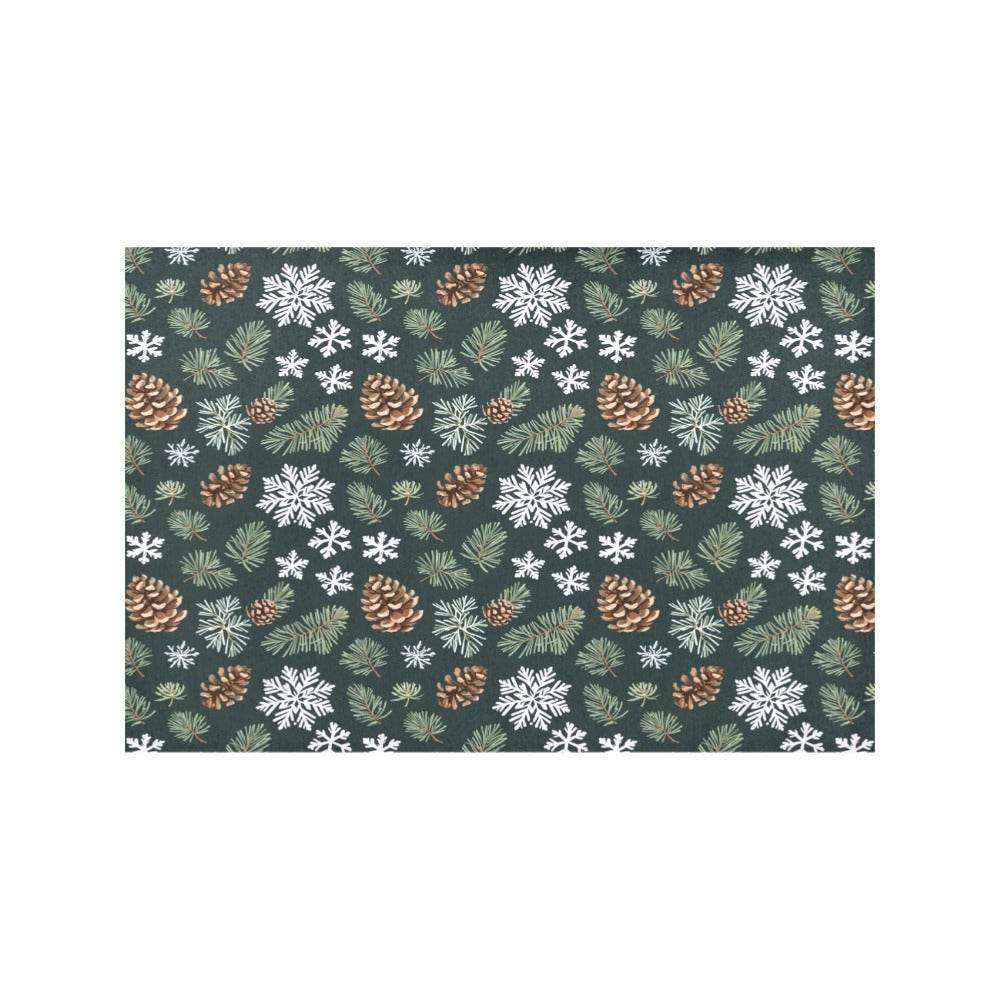 Snowflake Pine Table Placemat (set of 6) - DeRose Seasonal