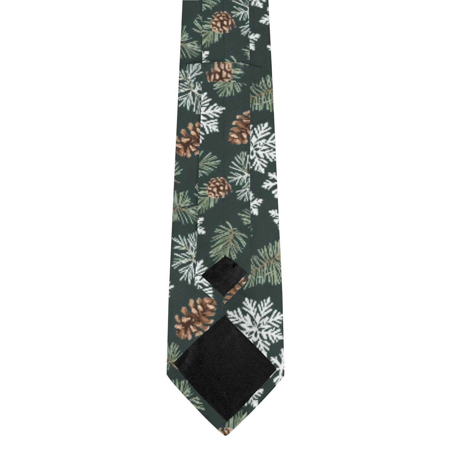 Snowflake Pine Tie Necktie - DeRose Seasonal