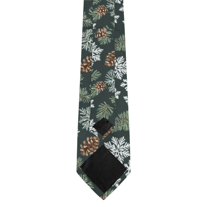 Snowflake Pine Tie Necktie - DeRose Seasonal