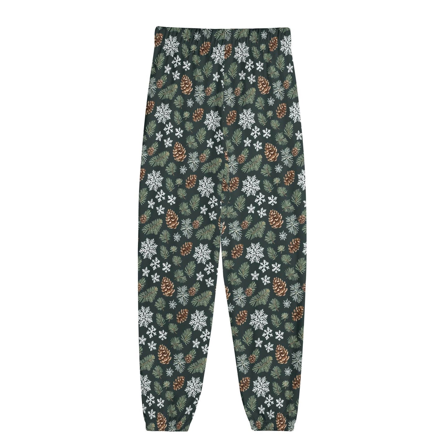 Snowflake Pine Unisex Adult Long Pants - DeRose Seasonal