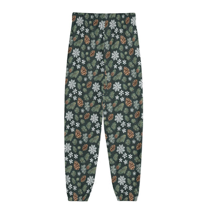 Snowflake Pine Unisex Adult Long Pants - DeRose Seasonal