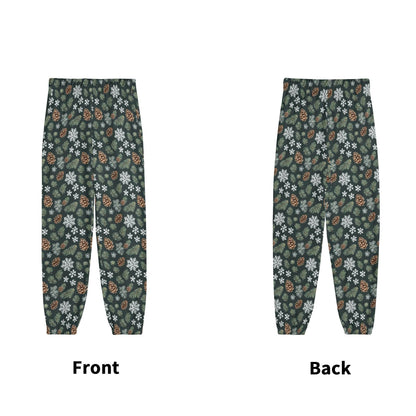 Snowflake Pine Unisex Adult Long Pants - DeRose Seasonal