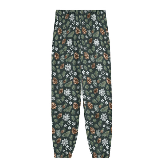 Snowflake Pine Unisex Adult Long Pants - DeRose Seasonal