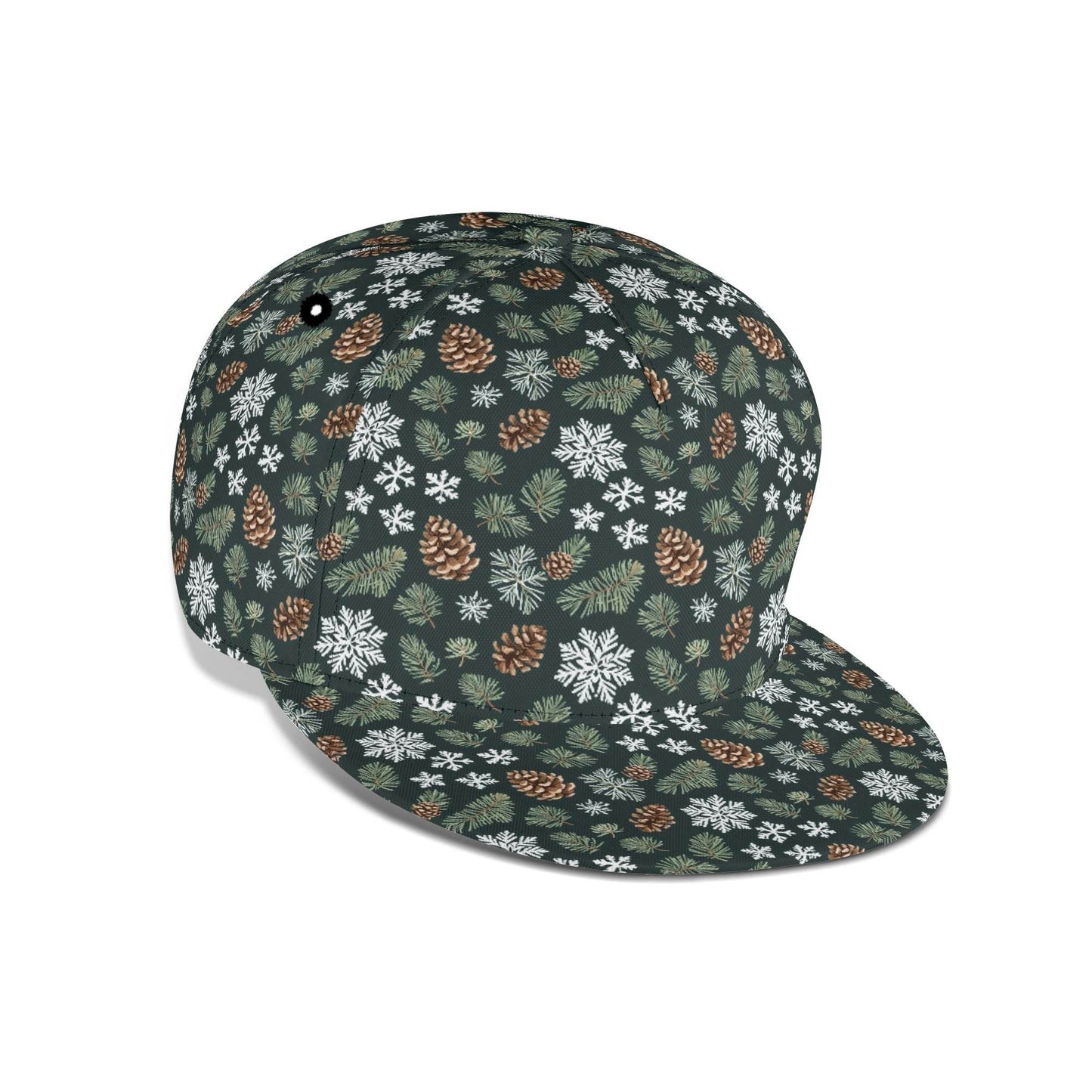 Snowflake Pine Unisex Classic Snapbacks - DeRose Seasonal