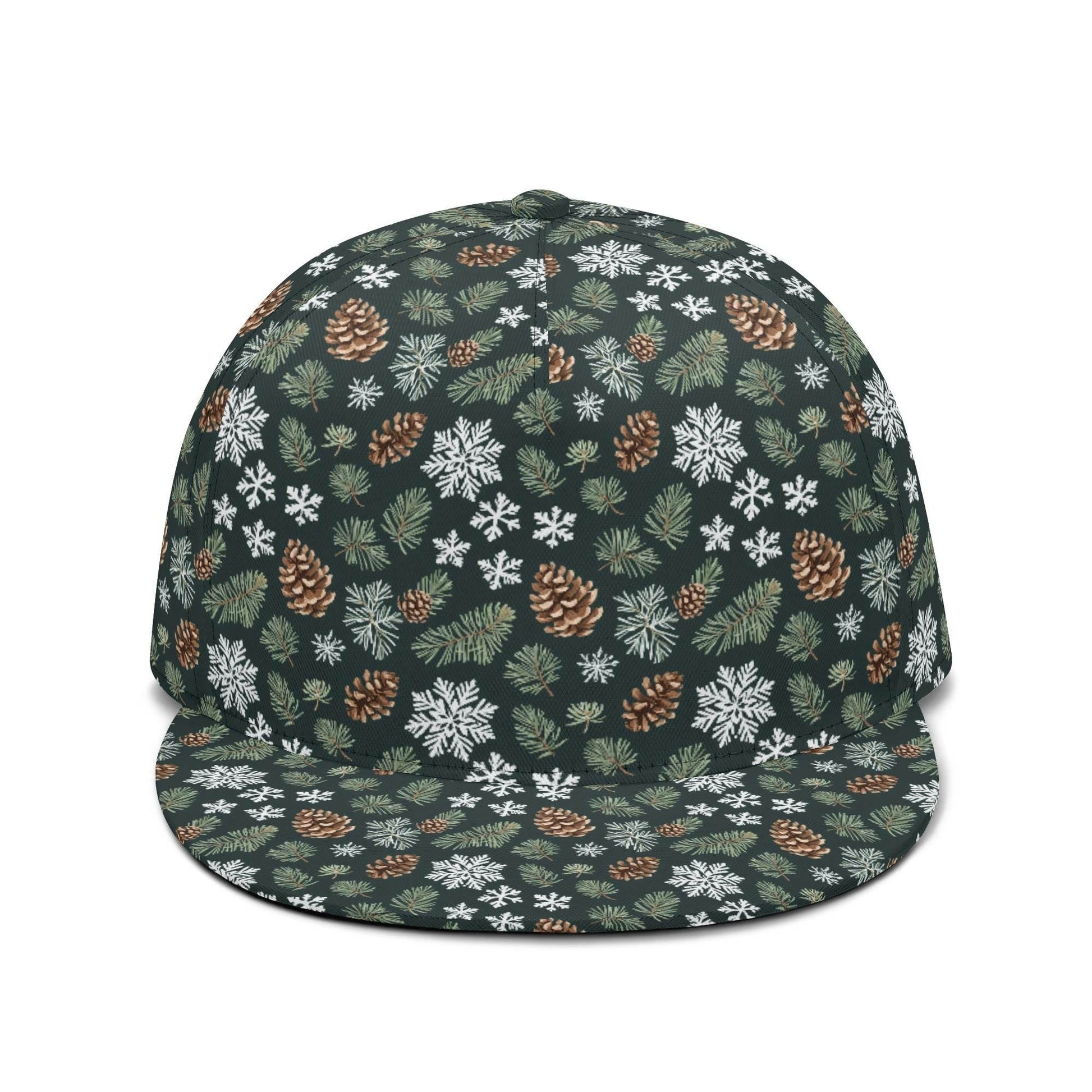 Snowflake Pine Unisex Classic Snapbacks - DeRose Seasonal