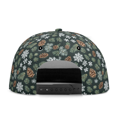 Snowflake Pine Unisex Classic Snapbacks - DeRose Seasonal