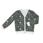Snowflake Pine Women's Cardigan Button Sweater Custom Women's Cardigan (Model H73) - DeRose Seasonal