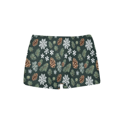 Snowflake Pine Women's Underwear Shorts - DeRose Seasonal