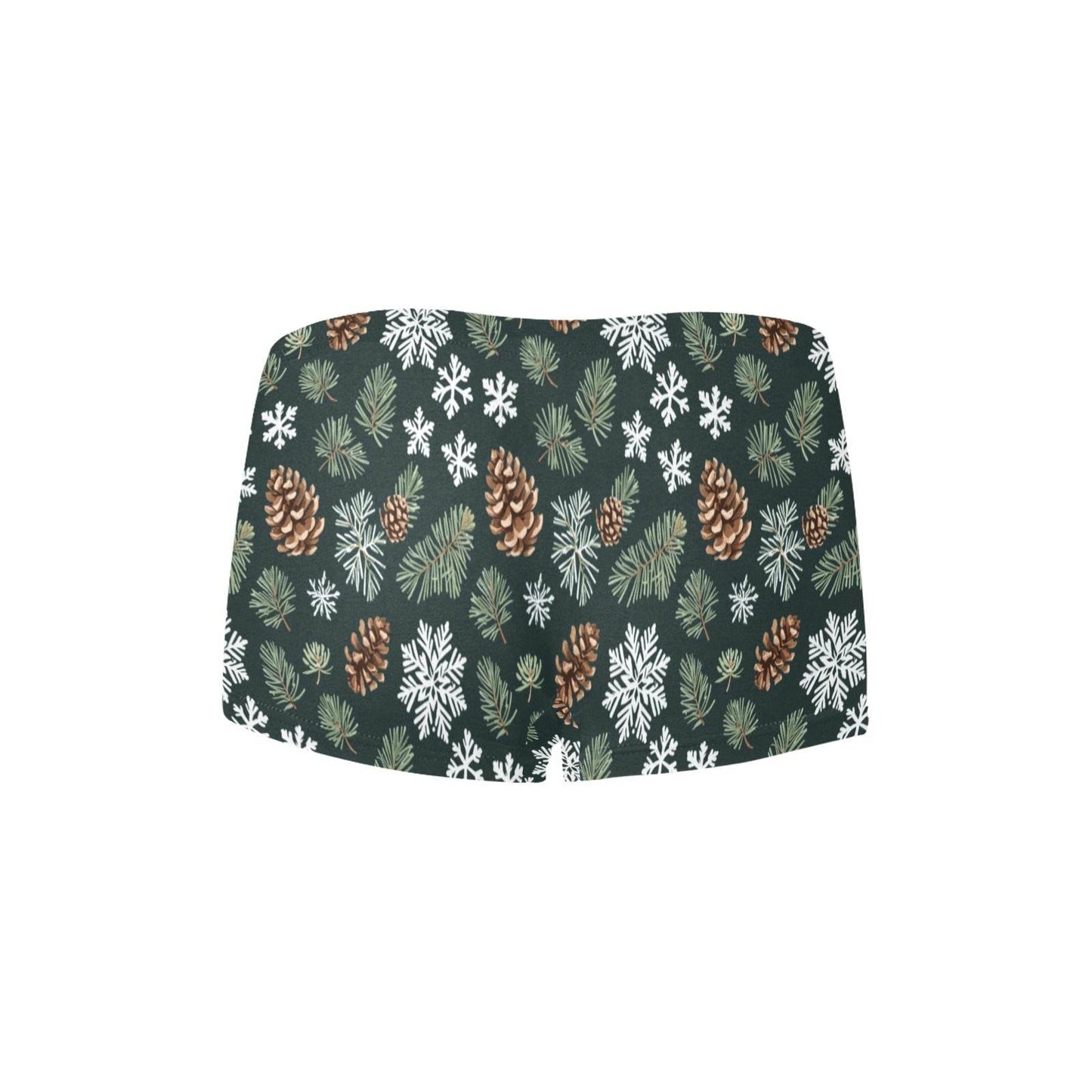 Snowflake Pine Women's Underwear Shorts - DeRose Seasonal