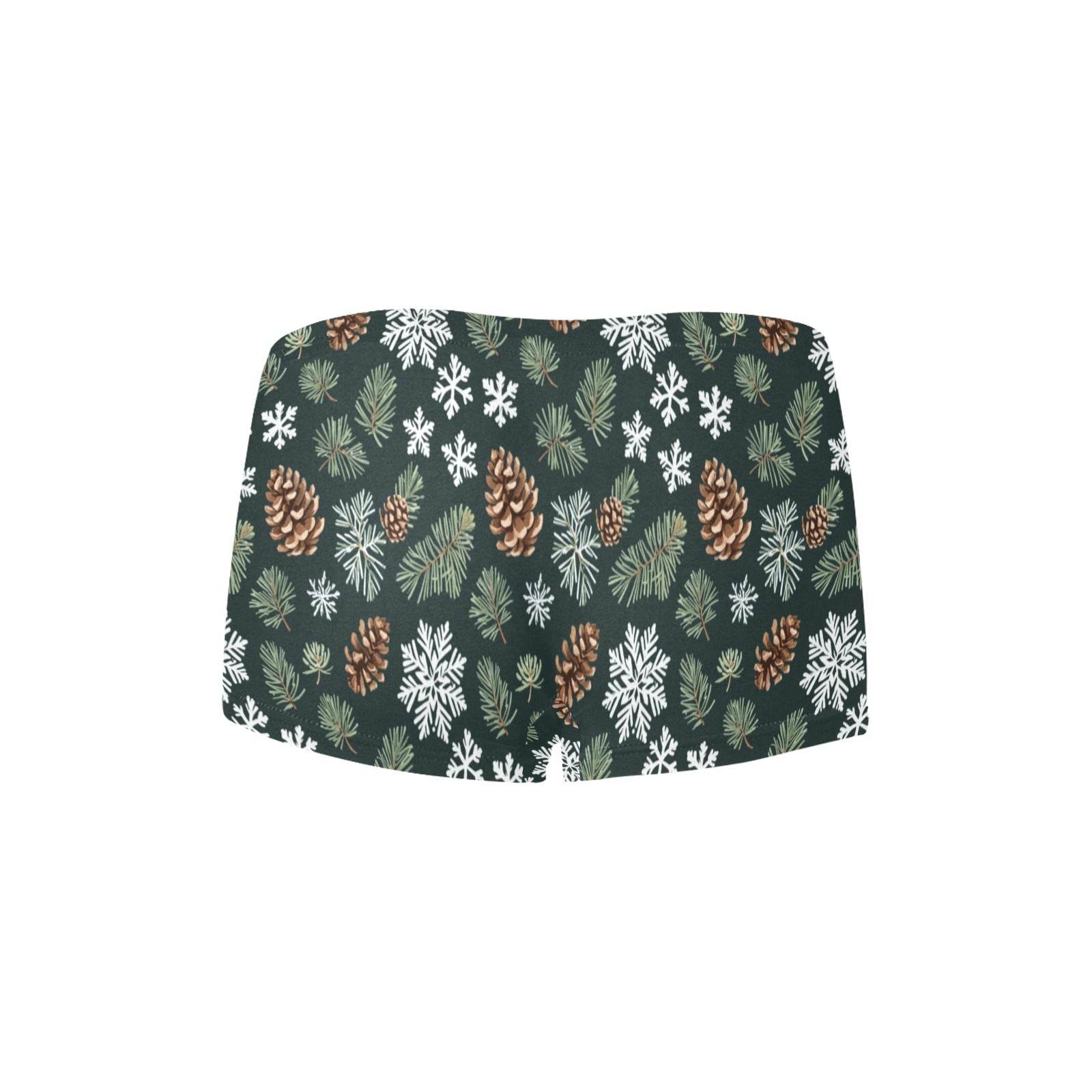 Snowflake Pine Women's Underwear Shorts - DeRose Seasonal